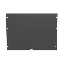 Tapa Ciega Para Rack Estándar de 19in, Plano, de Acero, 8UR, Color Negro