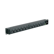 PDU Básico para Distribución de Energía, Enchufe de Entrada NEMA L6-20P, Con 13 Contactos C13, Instalación Horizontal de 19in, 1UR, 20 Amp, 220 Vca
