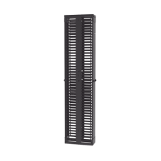 Organizador Vertical PatchRunner™, Doble (Frontal y Posterior), Para Rack Abierto de 45 Unidades, 8in de Ancho, Color Negro