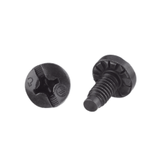 Tornillo de Unión a Tierra Con Formación de Rosca, #12-24 x 1/2, Color Negro, Bolsa de 100 Piezas