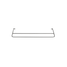 Barra para Aliviar Tensión o Peso Atrás de Patch Panel, Extendida de 7 Pulgadas, Montaje Invertido, Color Negro