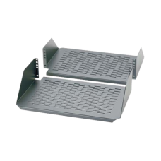 Charola Para Soportar Equipos en Rack de 19in, Ventilada, Frontal y Posterior, Capacidad de 136 Kg, 3UR Charola Para Soportar Equipos en Rack de 19in, Ventilada, Frontal y Posterior, Capacidad de 136 Kg, 3UR