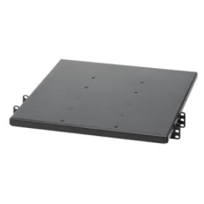 Charola de Doble Fijación en Rack de 2 Postes, 635 mm de Profundidad, y Soporte de Peso de 113 Kg, 1 UR, Color Negro