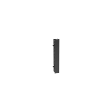 Organizador Vertical NetRunner, Sencillo (Solo Frontal), Para Rack Abierto de 22 Unidades, 4.9 in de Ancho, Color Negro