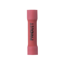 Conector de Empalme a Tope, Para Cables de 22 a 18 AWG, De Vinilo Aislado, Color Rojo, Paquete de 50 Piezas
