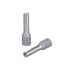 Ferrule Aislado para cabldes 12 AWG, Pin de 12mm de Longitud, Mango Color Gris, Paquete 100Pz Ferrule Aislado para cabldes 12 AWG, Pin de 12mm de Longitud, Mango Color Gris, Paquete 100Pz
