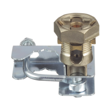 Abrazadera para Tierra Física en Base de Piso Falso, para Cables de 6 a 1/0 AWG. Para Pedestales Cuadrados de 7/8