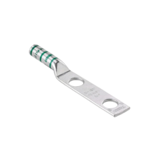 Zapata de compresión LCC6-12W-L para cal. 6 Awg, Doble barreno para tornillo prisionero de 1/2, Espaciado de orificio 44.5mm, 1 Pz