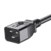 Cable de Alimentación Eléctrica Con Bloqueo de Seguridad, de IEC C20 a IEC C19, 60 cm de Largo, Color Negro, Paquete de 10 Piezas Cable de Alimentación Eléctrica Con Bloqueo de Seguridad, de IEC C20 a IEC C19, 60 cm de Largo, Color Negro, Paquete de 10 Piezas