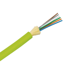 Cable de Fibra Óptica de 6 Hilos, Multimodo OM5 50/125 Optimizada, Interior, Tight Buffer 900um, No Conductiva (Dieléctrica), OFNP (Plenum), Precio Por Metro