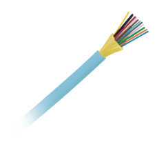 Cable de Fibra Óptica de 12 Hilos, Multimodo OM4 50/125 Optimizada, Interior, Tight Buffer 900um, No Conductiva (Dieléctrica), OFNP (Plenum), Precio Por Metro