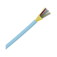 Cable de Fibra Óptica de 12 Hilos, Multimodo OM3 50/125 Optimizada, Interior, Tight Buffer 900 µm, No Conductiva (Dieléctrica), OFNR (Riser), Precio Por Metro