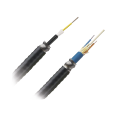Cable de Fibra Óptica de 12 Hilos, Multimodo OM4 50/125 Optimizada, Interior/Exterior, Armada, Loose Tube 250um, OFCR (Riser), Precio Por Metro