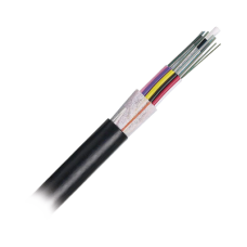 Cable de Fibra Óptica 12 Hilos, OSP (Planta Externa), No Armada (Dieléctrica), MDPE (Polietileno de Media Densidad), Multimodo OM3 50/125 Optimizada, Precio Por Metro