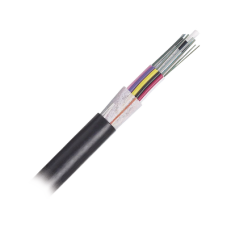 Cable de Fibra Óptica 12 Hilos, OSP (Planta Externa), No Armada (Dieléctrica), MDPE (Polietileno de Media Densidad), Multimodo OM4 50/125 Optimizada, Precio Por Metro