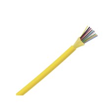 Cable de Fibra Óptica de 12 Hilos, Monomodo OS2 9/125, Interior, Tight Buffer 900um, No Conductiva (Dieléctrica), OFNP (Plenum), Precio Por Metro