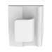 Clip de Nylon 6.6 con Adhesivo, Para Cables de Hasta 9.7 mm de Diámetro, Uso Interior, Color Natural, Paquete de 100pz