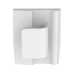 Clip de Nylon 6.6 con Adhesivo, Para Cables de Hasta 15.8 mm de Diámetro, Uso Interior, Color Natural, Paquete de 100pz