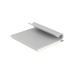 Clip Adhesivo Tipo J, Para Cables de Hasta 4.8 mm de Diámetro, Uso Interior, Color Gris, Paquete de 100pz 
