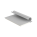 Clip Adhesivo Tipo J, Para Cables de Hasta 6.4 mm de Diametro, Uso Interior, Color Gris, Paquete de 100pz 