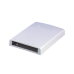 Caja de Montaje en Superficie, con Accesorio para Resguardo de Fibra Óptica, para 6 Módulos Mini-Com, Color Blanco