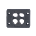 Pasacables de 4 Orificios de Marco Rectangular de 1.81