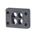 Pasacables de 4 Orificios de Marco Rectangular de 1.81