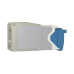 Conector Jack RJ45 Estilo TG, Mini-Com, Categoría 6A, de 8 Posiciones y 8 Cables, Color Gris