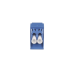 Módulo Acoplador LC Duplex, para Fibra Óptica Monomodo OS1/OS2, Tipo Mini-Com, Color Azul