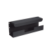 Accesorio Pasacables Para Rack Estándar de 19 in, 4 UR, Capacidad de 260 Cables Cat6, 4.5 in de Profundidad, Color Negro