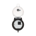 Dispositivo Circular de Puertos de Acceso a Datos, Con Dos Espacios Para Módulos Mini-Com y Un Receptáculo NEMA 5-15R, Protección IP66, de 3