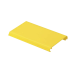 Tapa Con Bisagra a Presión Para Canaleta FiberRunner™ FR4X4YL10, de PVC Rígido, Color Amarillo, 3 m de Largo