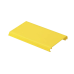 Tapa Con Bisagra a Presión Para Canaleta FiberRunner™ FR4X4YL6, de PVC Rígido, Color Amarillo, 1.8 m de Largo