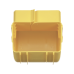 Bajada Vertical Interior de 90º con Tapa, Para uso con Canaletas 6X4 FiberRunner™, Color Amarillo