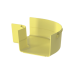 Ángulo Recto a 90º Horizontal, Para Canaletas FiberRunner™ 6X4, Color Amarillo