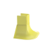Accesorio de Control de Radio de Curvatura, Para Bajadas de Cable con Canaletas FiberRunner 2x2, Color Amarillo