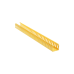 Canaleta Ranurada de PVC sin Tapa, Tipo H (Tapa Abisagrada), 2 in de Ancho, 2 in de Alto y 3048 mm de Largo, Color Amarillo