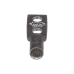 Zapata de compresión LCD4-14A-L para cal. 4 Awg, Doble barreno para tornillo prisionero de 1/4, Espaciado de orificio 16mm, 1 Pz
