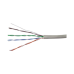 Bobina de Cable UTP 305 Metros (1000 Pies) de Cobre, PanNet, Gris, Categoría 5e (24 AWG), PVC (CM), de 4 Pares