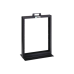 Rack de Dos Postes Estándar de 19 in, Rieles Numerados y Roscados #12-24, Fabricado en Aluminio, 13 Unidades de Rack, Color Negro