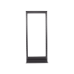 Rack de Dos Postes Estándar de 19 in, Rieles Numerados y Roscados #12-24, Fabricado en Aluminio, 24 Unidades de Rack, Color Negro