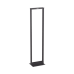 Rack de Dos Postes Estándar de 19 in, Rieles Numerados y Roscados #12-24, Fabricado en Aluminio, 45 Unidades de Rack, Color Negro