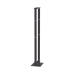 Rack de Dos Postes Estándar de 19 in, Rieles Numerados y Roscados #12-24, Fabricado en Aluminio, 45 Unidades de Rack, Color Negro