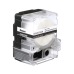 Casete de 425 Etiquetas Autolaminadas de 12.7 x 19.1 mm (0.5 x 0.75 pulgadas), para Cables de 2 a 4 mm (0.08 a 0.16 pulgadas) de Diámetro, Área de Impresión Color Blanco