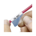 Hojas con 2500 Etiquetas Auto-Laminadas para Impresora Láser/Inyección de Tinta, para Cables de 3 a 7.1 mm (0.12 a 0.28 pulgadas) de Diámetro (12 - 10 AWG), Color Blanco