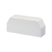 Tapa final, para uso con canaleta T70, Material PVC Rígido, Color Blanco Mate