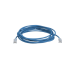 Cable de Parcheo TX6, UTP Cat6, Diámetro Reducido (28AWG), Color Azul, 30.48 Metros (100 Pies)