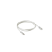 Cable de Parcheo TX6, UTP Cat6, Diámetro Reducido (28AWG), Color Blanco Mate, 4.57 Metros (15 Pies)