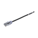 Cable de Parcheo TX6, UTP Cat6, Diámetro Reducido (28AWG), Color Negro, 0.3 Metros (1 Pie)