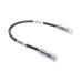 Cable de Parcheo TX6, UTP Cat6, 24 AWG, CM, Color Negro, 0.3 Metros (1 Pie)